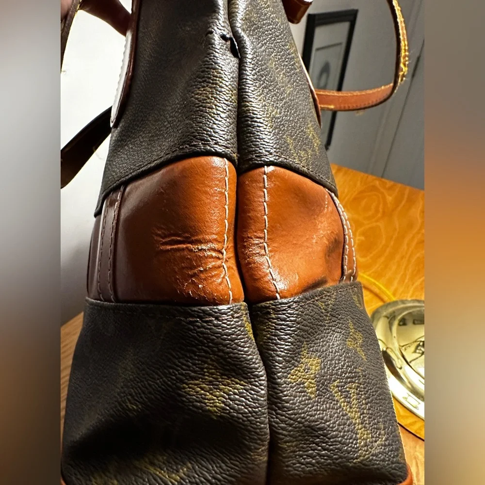 Louis Vuitton 70s Era Vintage Brown Monogram Bucket Bag - Picture 7 of 14